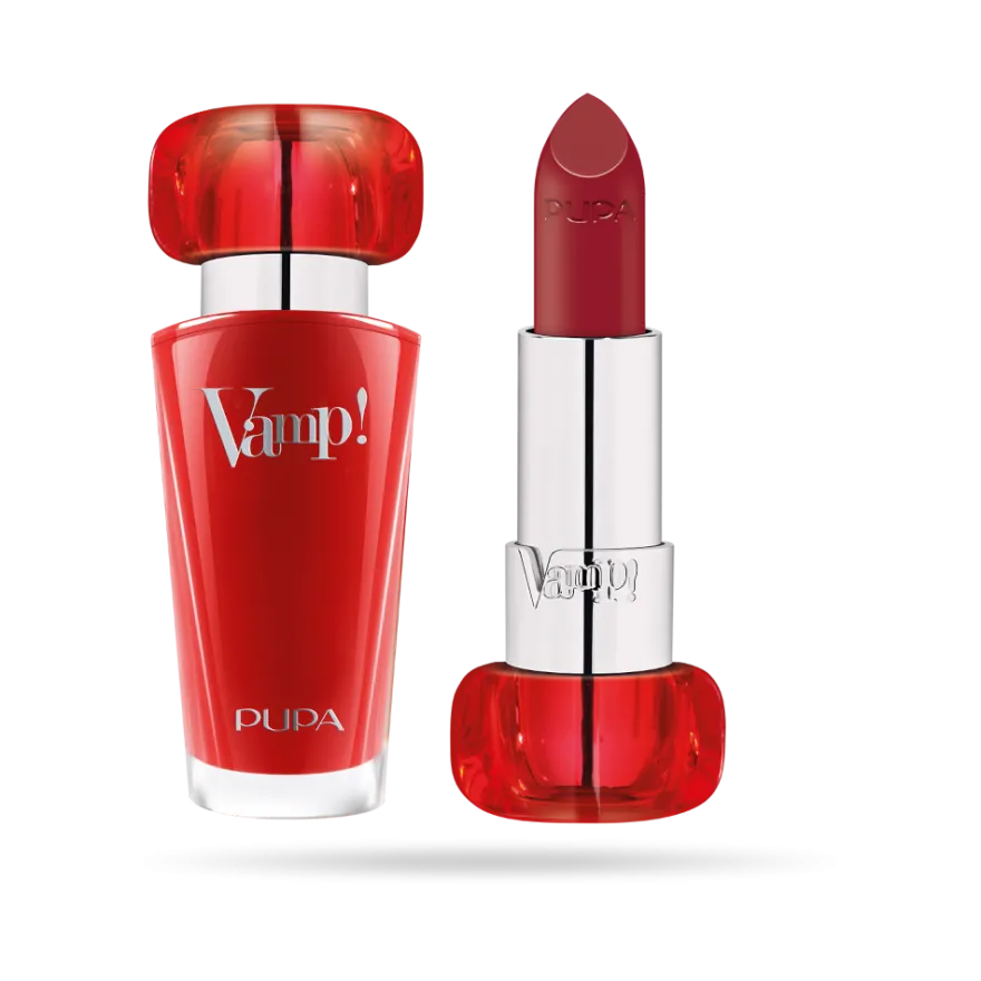 Pupa Vamp! Lipstick Rossetto Volumizzante 3,5g Intense Red 301