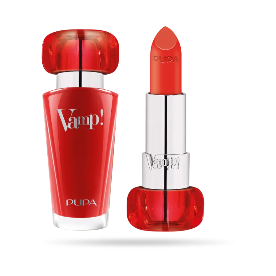 Pupa Vamp! Lipstick Rossetto Volumizzante 3,5g Outstanding Orange 306