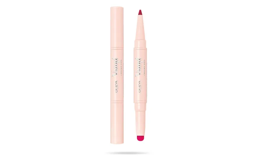 Pupa Vamp! Matita Labbra Contouring & Rossetto Brillante 012 Cherry Red