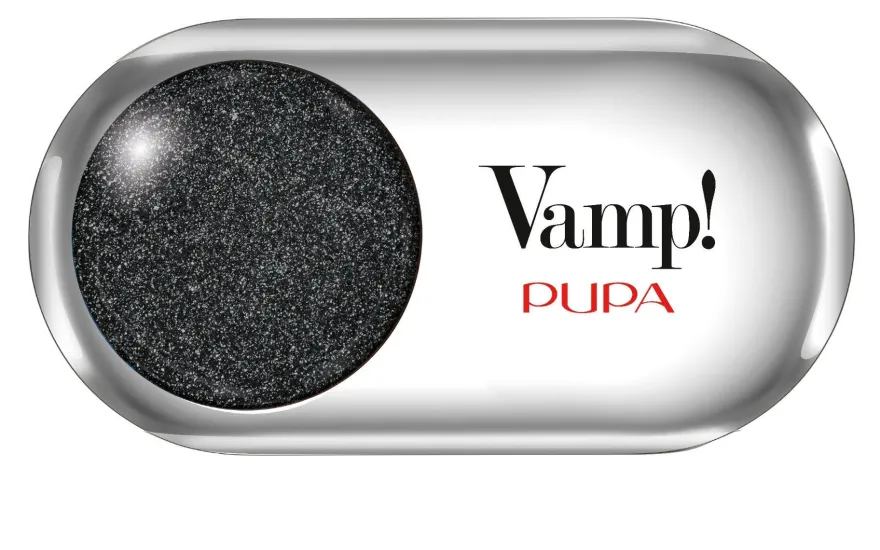 Pupa Vamp! Ombretto Metallic 301 Frozen Black 1,5g