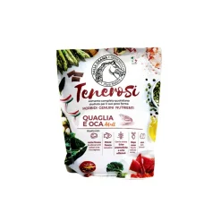PuraNatura Tenerosi Quaglia/Oca Cibo Secco Cani Adulti Sacco 200g