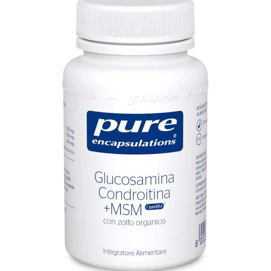 Pure Encapsulations Glucosamina Condroitina +MSM 30 Capsule