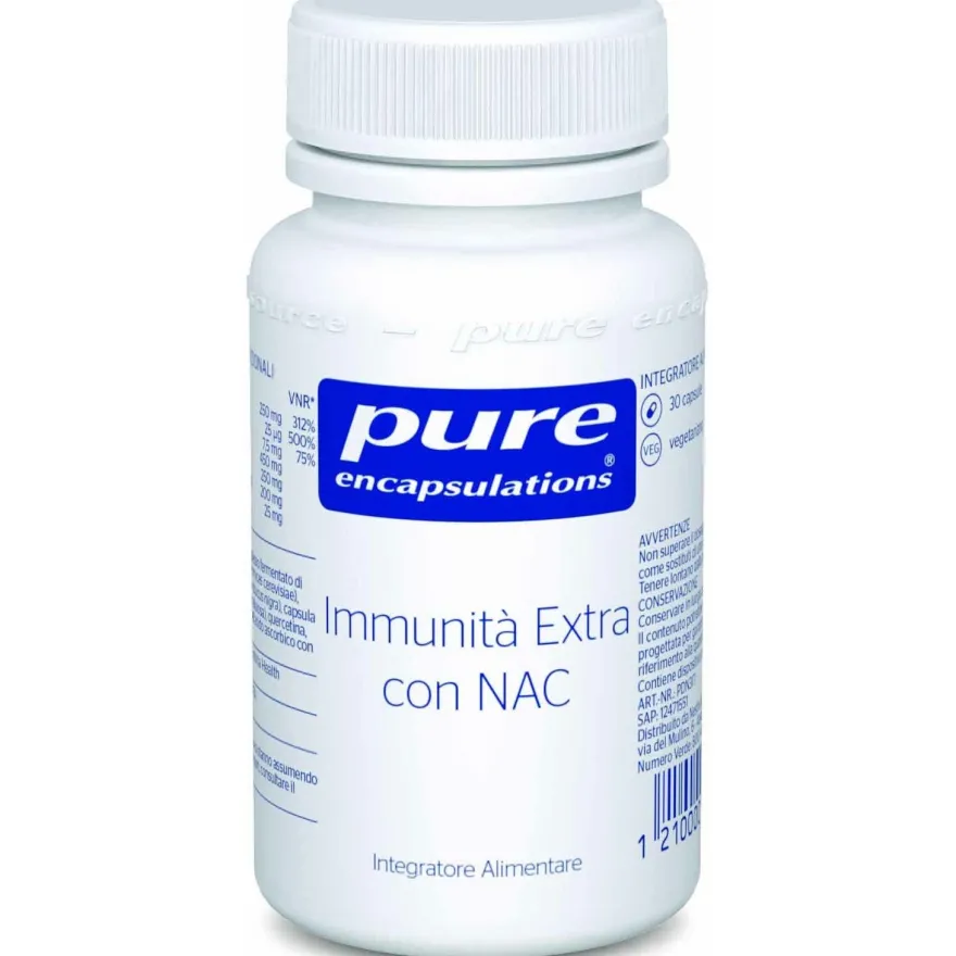 Pure Encapsulations Immunità Extra Con Nac 30 Capsule