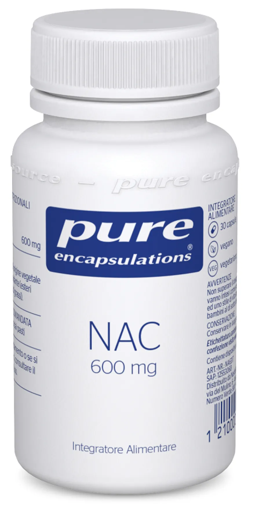 Pure Encapsulations Nac 600mg