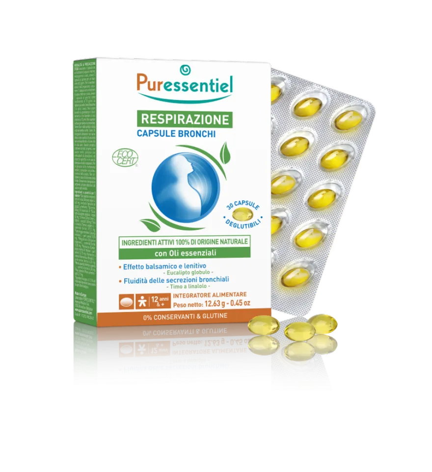 Puressentiel Capsule Respiratorie Bronchiali Bio 30 Capsule
