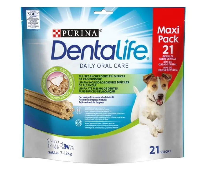 Purina Dentalife Snack Daily Oral Care Per Cani 7 - 12kg Taglia Small 21 Stick
