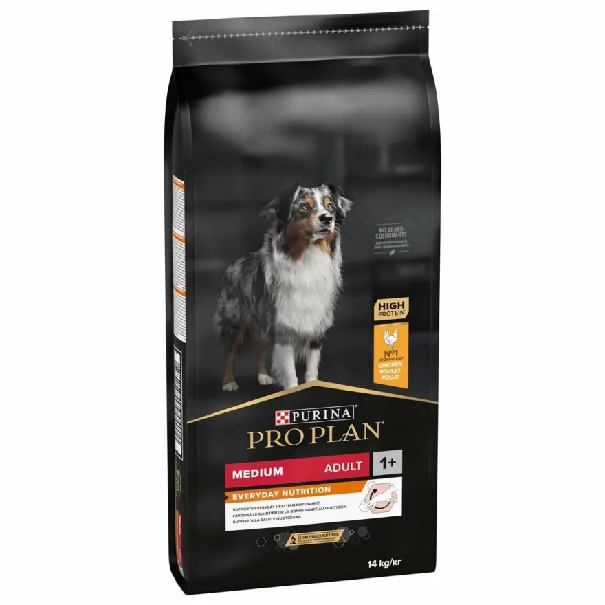 Purina Pro Plan Medium Adult Everyday Nutrition Cibo Secco Con Pollo Cani Adulti Taglia Media Sacco 14 kg