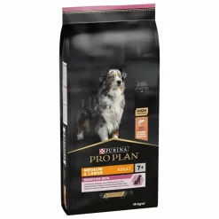 Purina Pro Plan Medium & Large Adult 7+ Sensitive Skin Cibo Secco Con Salmone Cani Adulti Taglia Medio/Grande Sacco 14 kg