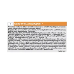 Purina Pro Plan Veterinary Diets Secco Cane OM Obesity Management Sacco 3kg
