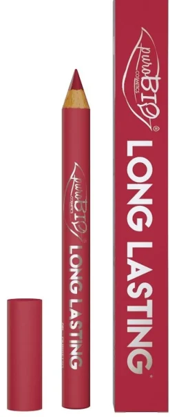 Purobio Cosmetics Matitone Rossetto Long Lasting 0.14 Rosso-Fragola 3g