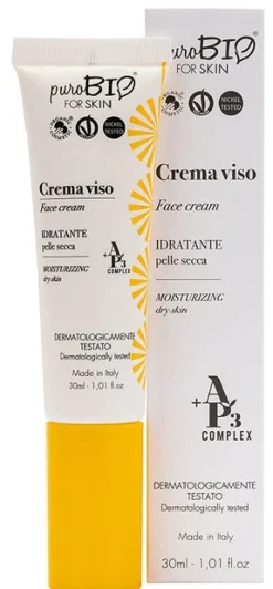 Purobio Crema Viso Idratante Pelle Secca 30ml