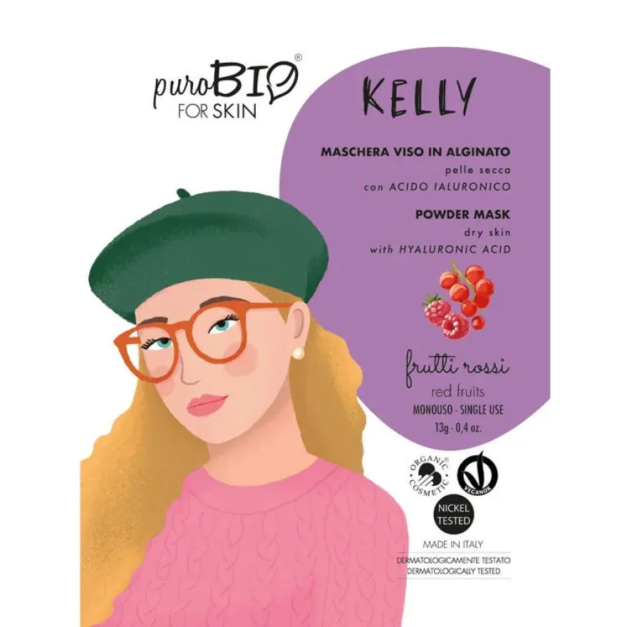 Purobio For Skin Kelly Maschera 09 Profumazione Frutti Rossi 13g