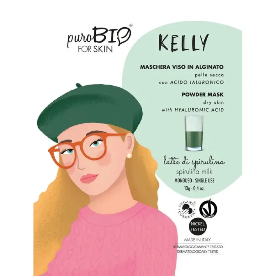 Purobio For Skin Kelly Maschera 09 Profumazione Latte Di Spirulina 13g