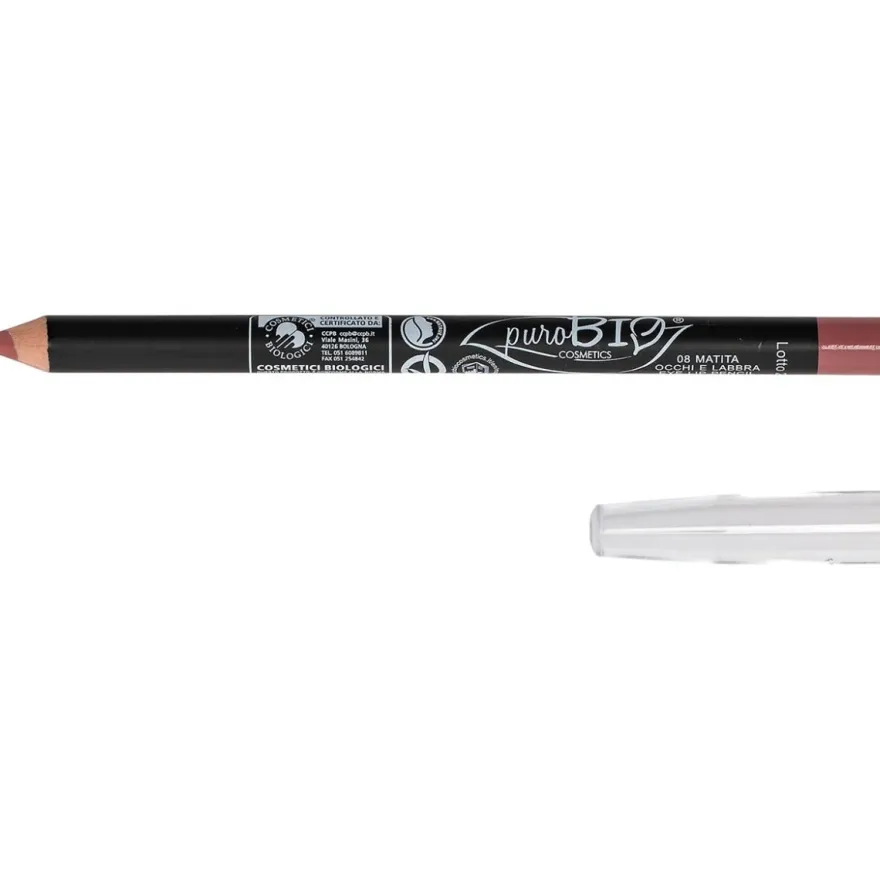 Purobio Matita Contorno Labbra 08 Rosa 1 Pezzo