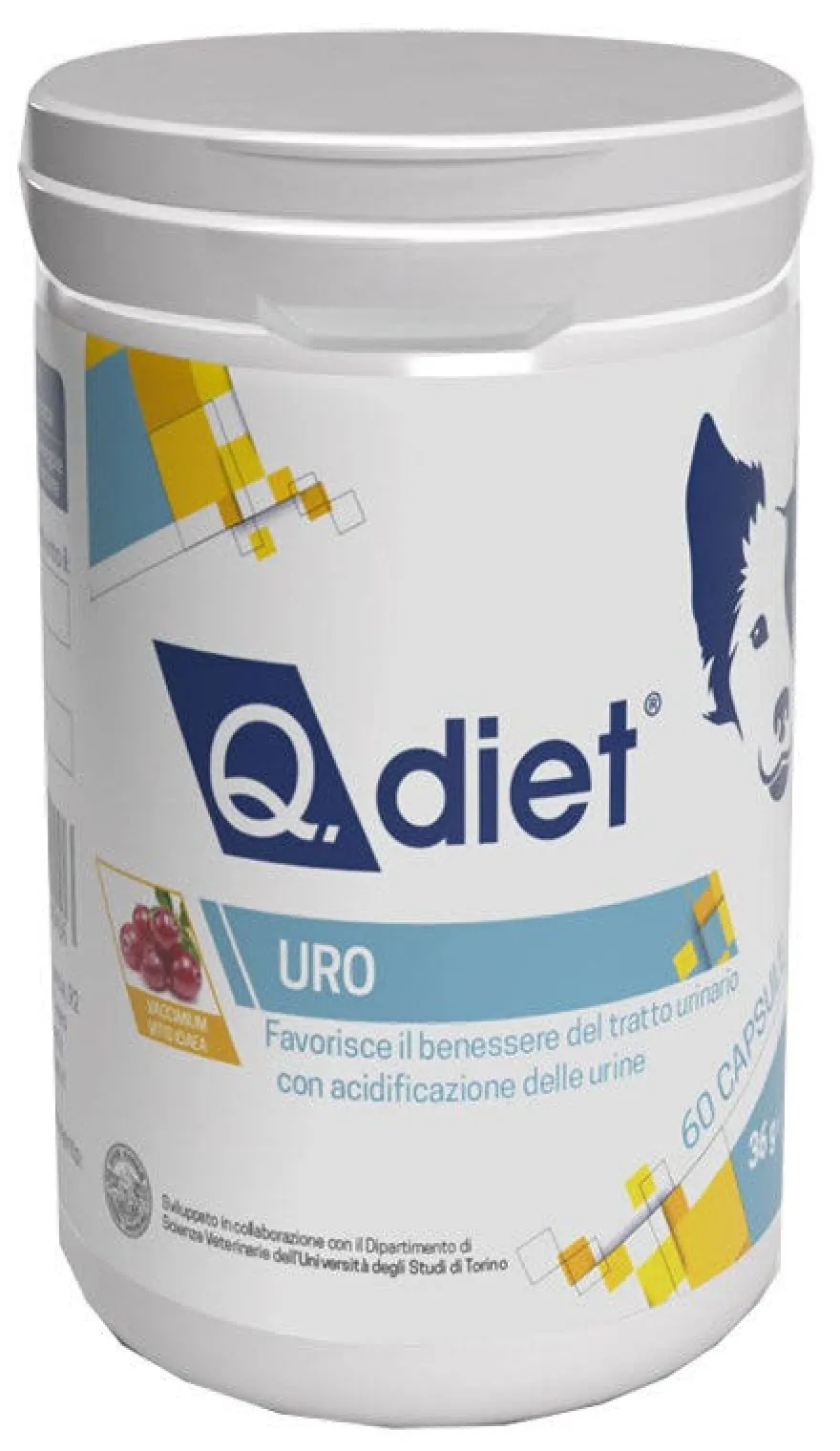 Q Diet Uro Alimento Complementare Cani 60 Capsule