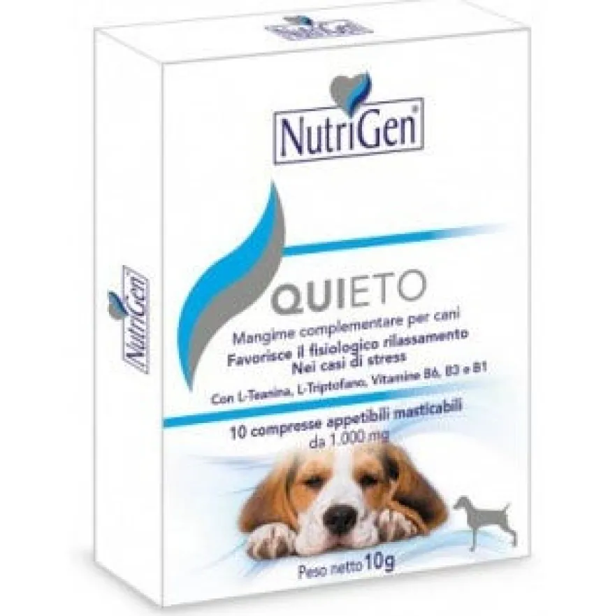 Quieto Mangime Complementare Rilassante Per Cani 30 Tavolette