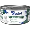 Q.Vet Q Diet Only Horse Cibo Umido Con Cavallo Per Cani/Gatti Adulti Vaschetta 150g