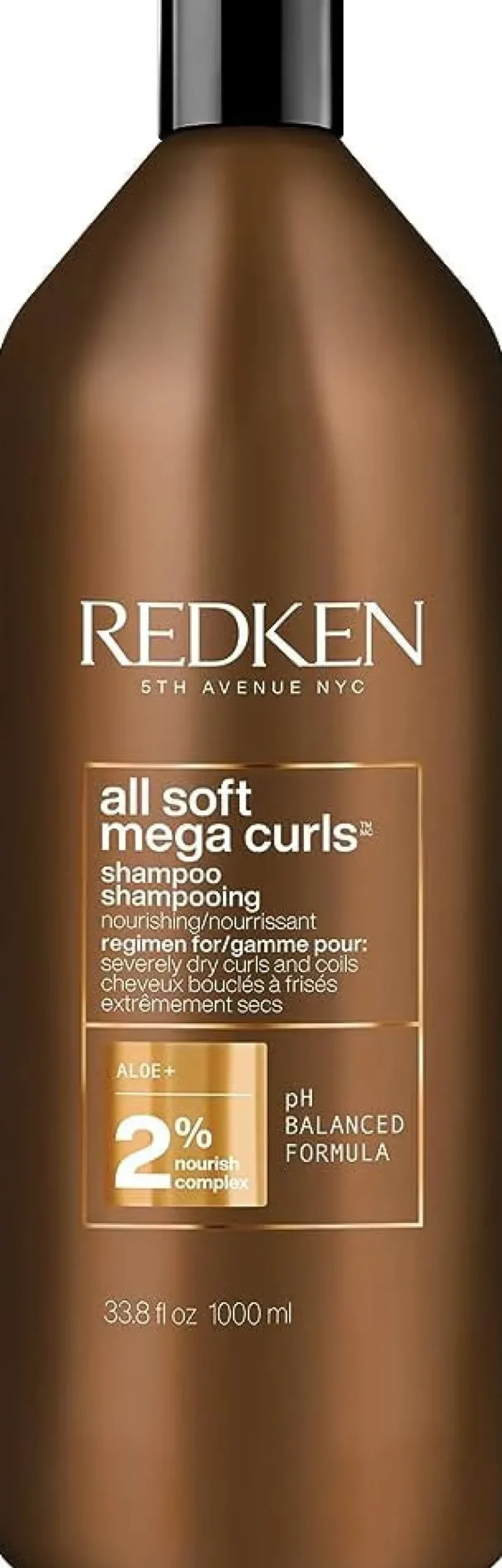 Redken All Soft Mega Curl Shampoo Per Capelli Ricci 1 Litro