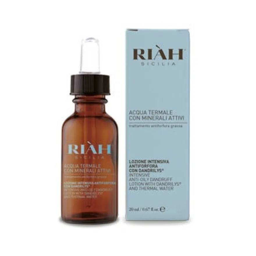 Riah Acqua Termale Lozione Intensiva Antiforfora Grassa Con Dandrylis 20ml