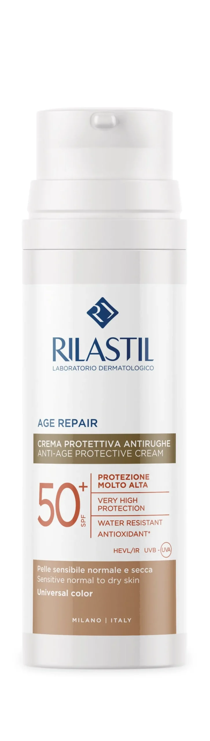 Rilastil Sun Age Repair Crema Solare SPF50+ Universal Color 50ml