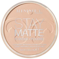Rimmel Cipria Compatta Stay Matte Tonalità 003 Peach Glow 14g