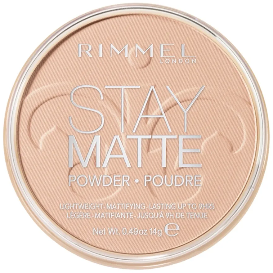 Rimmel Cipria Compatta Stay Matte Tonalità 003 Peach Glow 14g