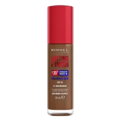 Rimmel Fondotinta Lasting Finish 35h Con Acido Ialuronico 600 Warm Coconut 30ml