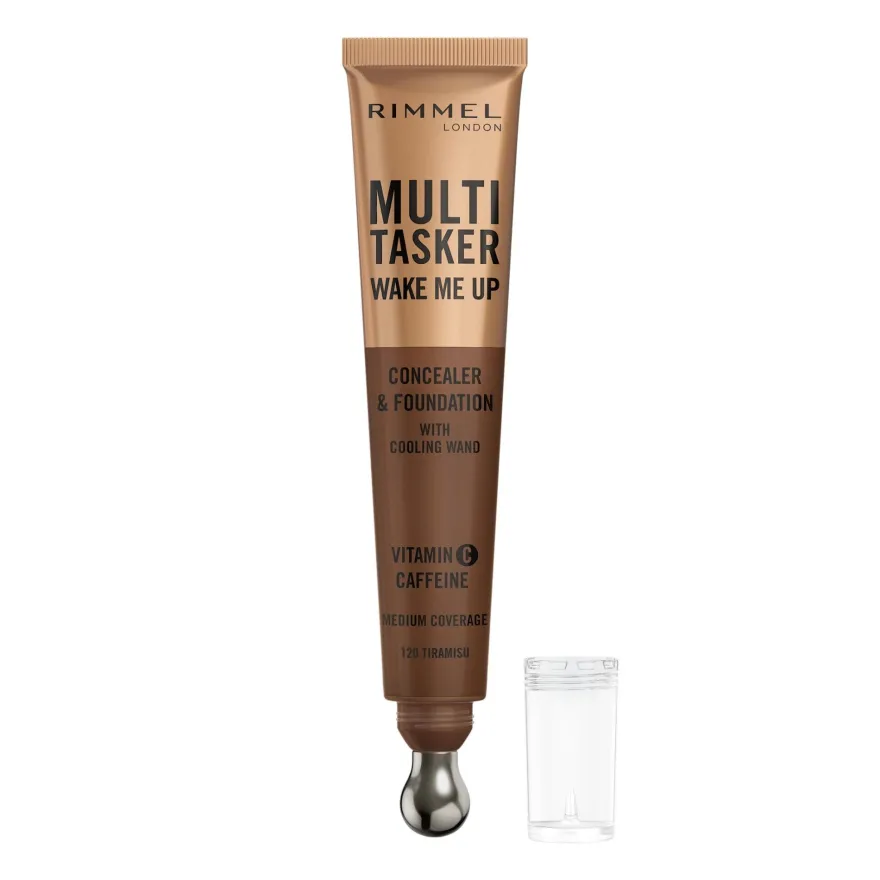 Rimmel Multi-tasker Wake Me Up Correttore & Fondotinta Formula Vegana 120 Tiramisu 20ml