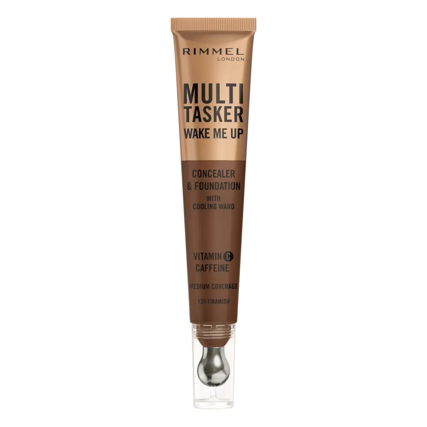 Rimmel Multi-tasker Wake Me Up Correttore & Fondotinta Formula Vegana 120 Tiramisu 20ml