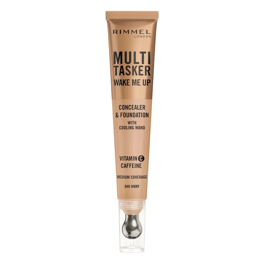 Rimmel Multi-tasker Wake Me Up Correttore & Fondotinta Formula Vegana 040 Ivory 20ml