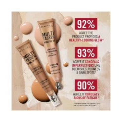Rimmel Multi-tasker Wake Me Up Correttore & Fondotinta Formula Vegana 065 Rose Honey 20ml