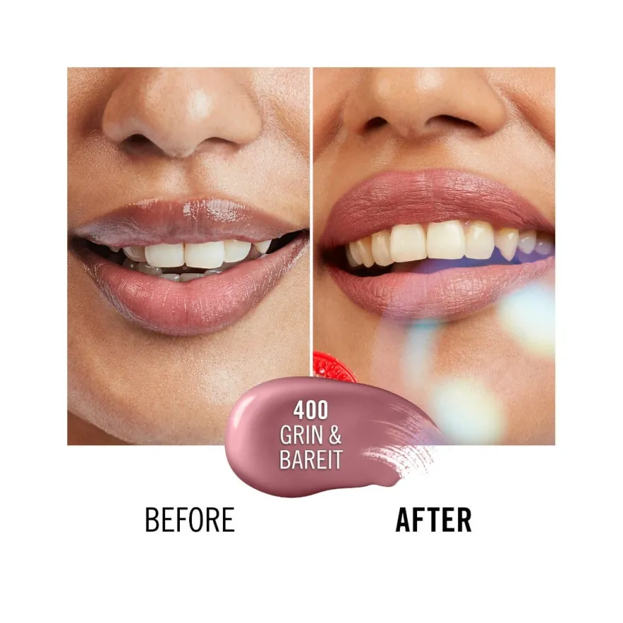 Rimmel Provocalips Rossetto Liquido In 2 Step Tonalità 400 Grin & Bare It