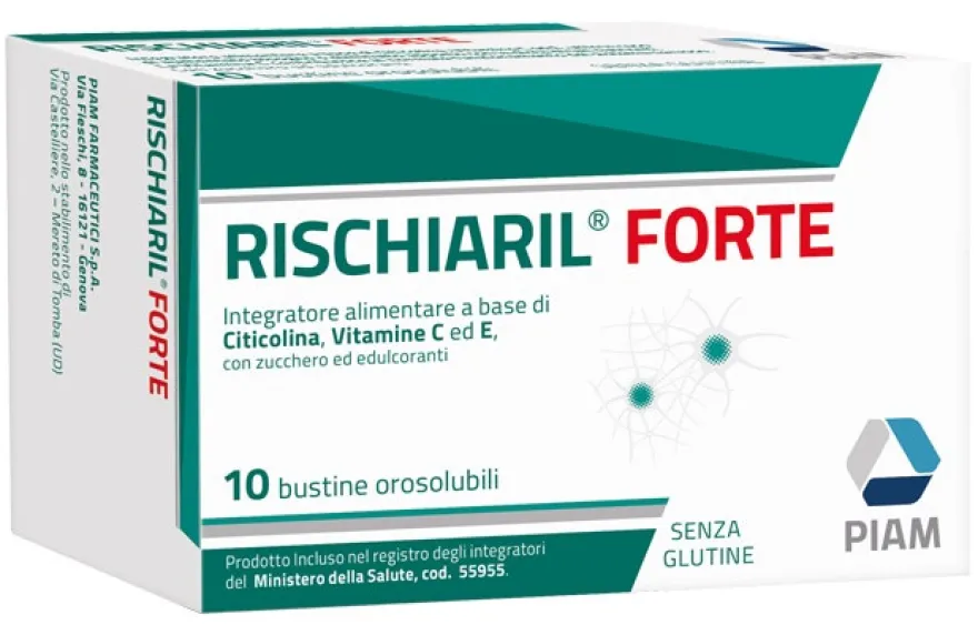Rischiaril Forte 10 Bustine - Integratore Energetico Efficace