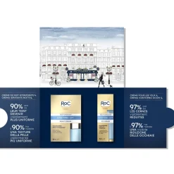 Roc Even Tone + Lift Crema Viso Idratante Notte 50ml + Contorno Occhi 15ml