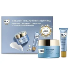 Roc Even Tone + Lift Crema Viso Idratante Notte 50ml + Contorno Occhi 15ml
