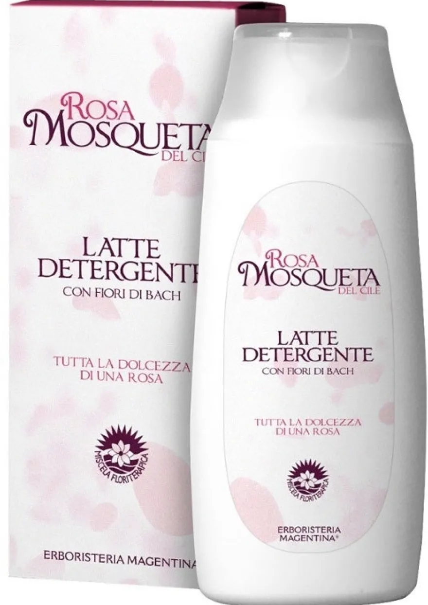 Rosa Mosqueta Latte Detergente Con Fiori Di Bach Viso 200ml