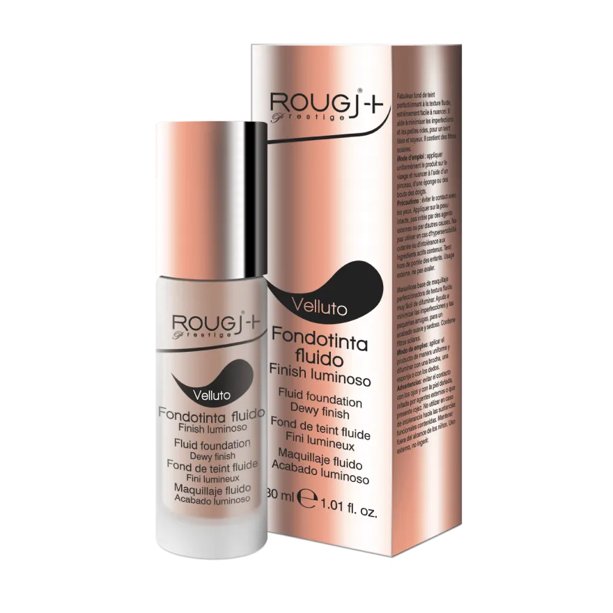 Rougj Prestige Fondotinta Fluido Velluto 06 Ambre 30ml