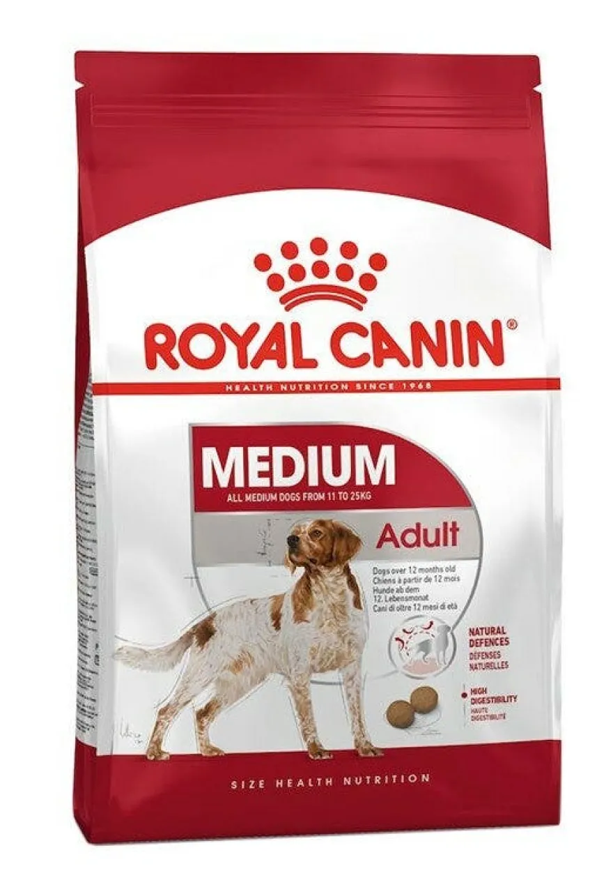 Royal Canin Crocchette Per Cani Adulti Taglia Media Sacco 10 kg