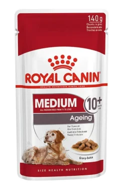 Royal Canin Medium Ageing 10+ Bocconcini In Salsa Per Cani 140g