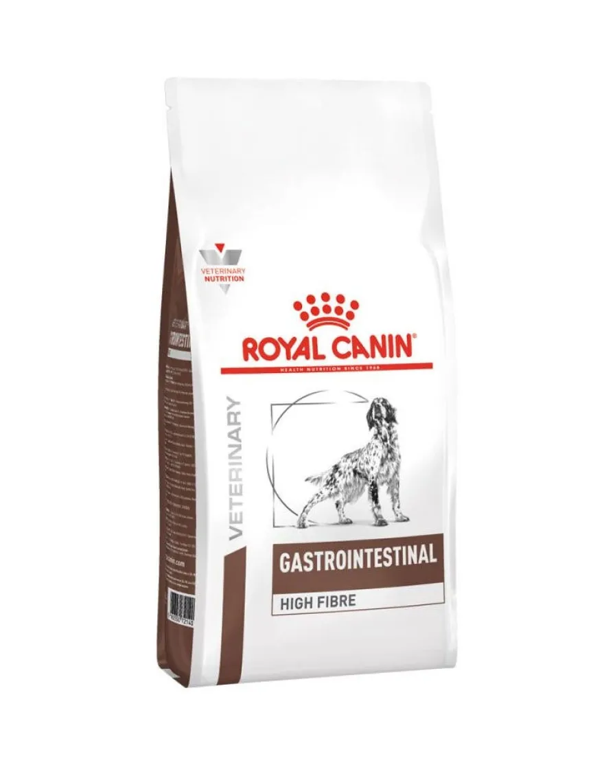 Royal Canin Veterinary Gastrointestinal High Fibre Crocchette Per Cani Adulti Sacco 7,5kg