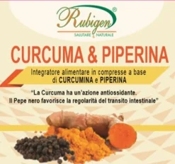 Rubigen Curcuma E Piperina 120 Compresse