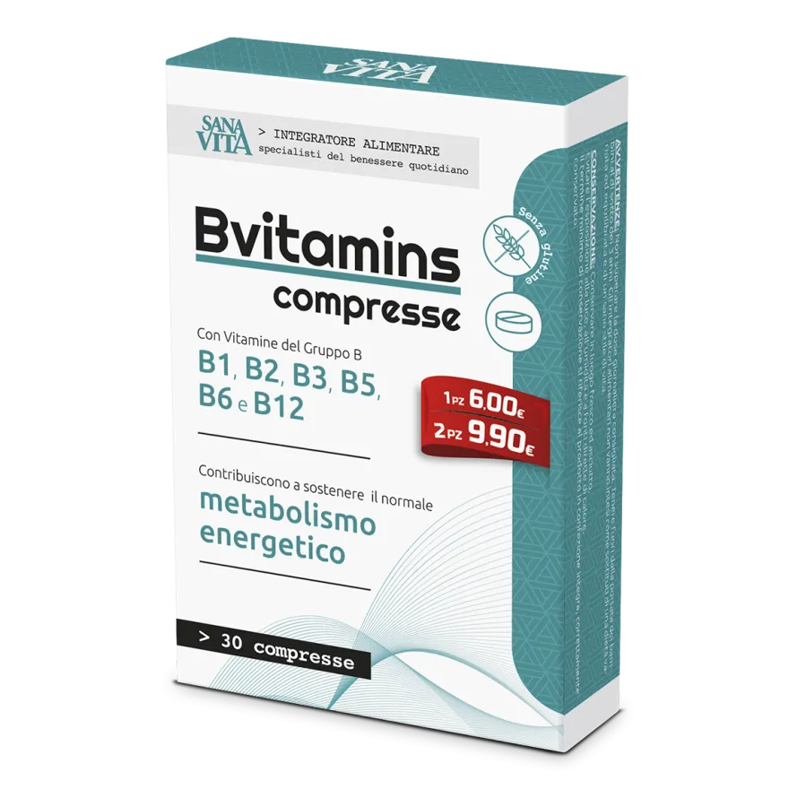 Sanavita B-Vitamins 30 Compresse