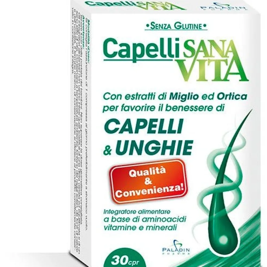 Sanavita Capelli Unghie 30 Compresse