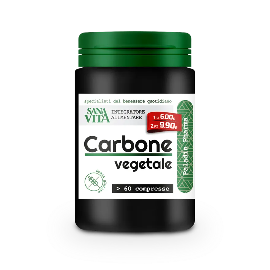 Sanavita Carbone Vegetale 60 Compresse