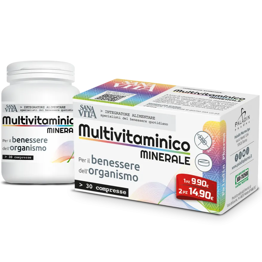 Sanavita Multivitaminico Minerale 30 Compresse
