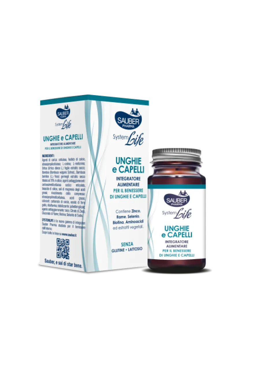 Sauber Systemlife Unghie e Capelli 30 Compresse