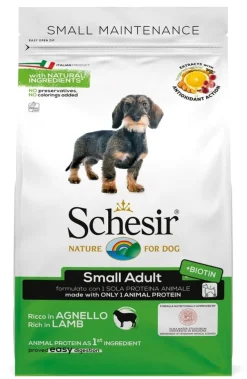 Schesir Maintenance Crocchette Con Agnello Per Cani Adulti Taglia Piccola Sacco 800g