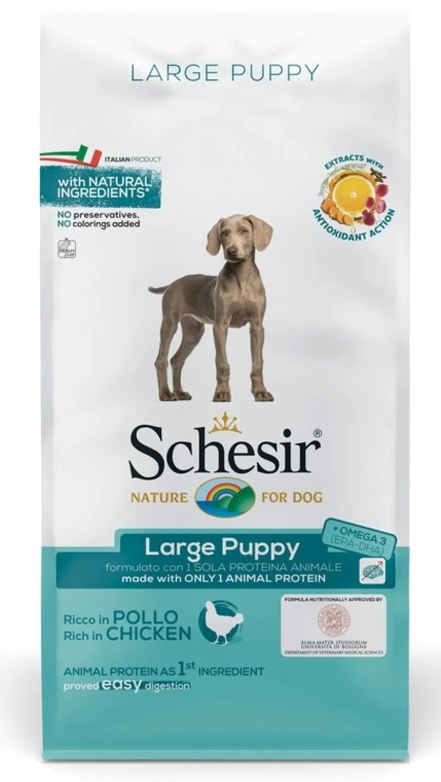 Schesir Maintenance Crocchette Con Pollo Per Cani Adulti Taglia Grande Sacco 12kg