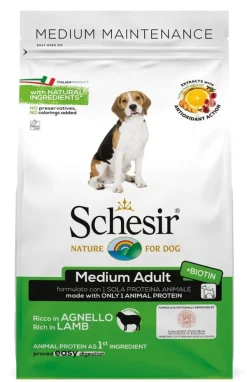 Schesir Maintenance Crocchette Di Agnello Per Cani Adulti Taglia Media Sacco 3kg