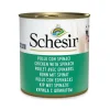 Schesir Pollo Con Spinaci Cibo Umido Cani Adulti Lattina 285g